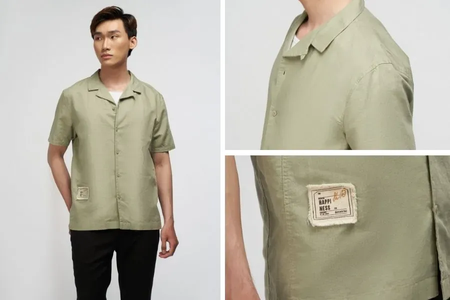 Sơ mi linen cổ cuban lạ mắt cho tủ đồ phái mạnh thêm nhiều lựa chọn