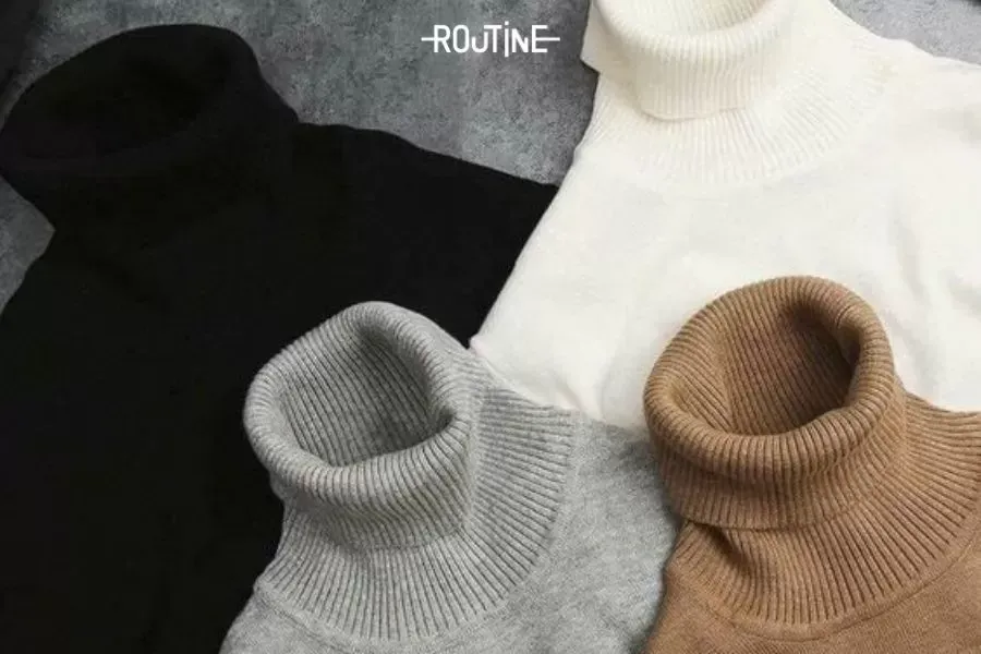 Những đặc điểm nổi bật của chiếc áo len cổ lọ