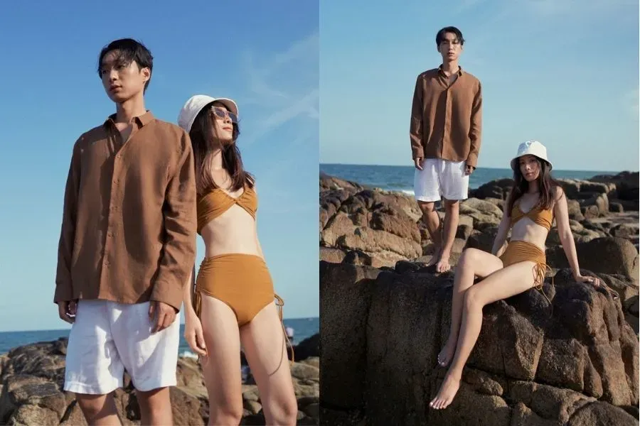 Đồ đôi tắm biển cùng người ấy vừa độc đáo, sành điệu lại mang vẻ đẹp quyến rũ, cá tính.