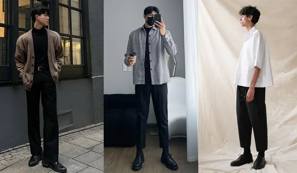Thoải mái dạo phố với quần âu, áo sơ mi và giày Derby
