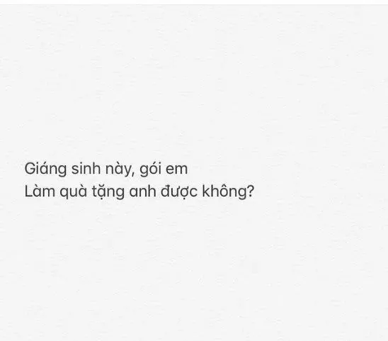 caption thả thính mùa giáng sinh
