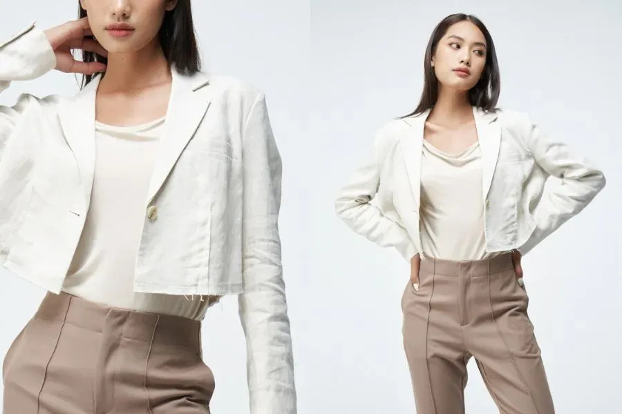Áo vest nữ dáng lửng là một thiết kế phá cách độc đáo, mang vẻ đẹp hiện đại.