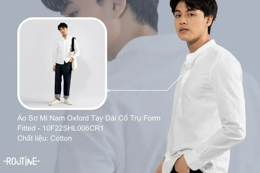 Vẻ ngoài lịch thiệp với cách phối quần jean áo sơ mi trắng