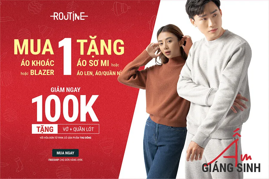 giáng sinh mua 1 tặng 1