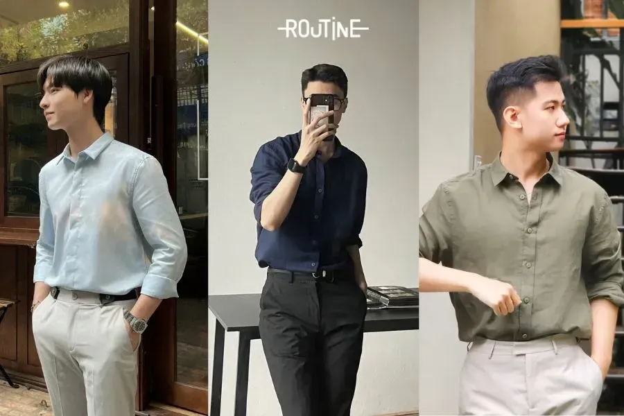 Chọn áo sơ mi vừa vặn giúp tôn lên nét chuyên nghiệp