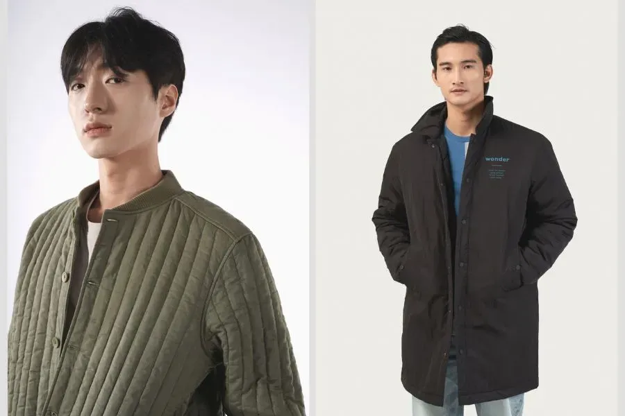 Khoác những chiếc áo khoác giữ ấm tốt, tính thời trang cao là một cách hay để phối đồ cho nam gầy.