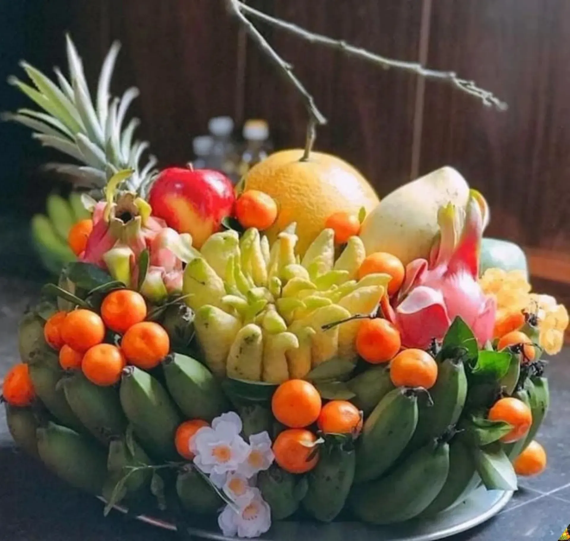 mâm ngũ quả thường gồm 5 loại khác nhau