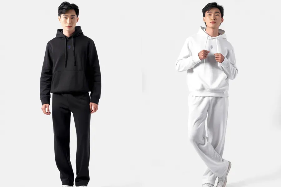 Ngày đông ấm áp và thoải mái với một chiếc áo tay dài thoải mái và quần jogger thể thao