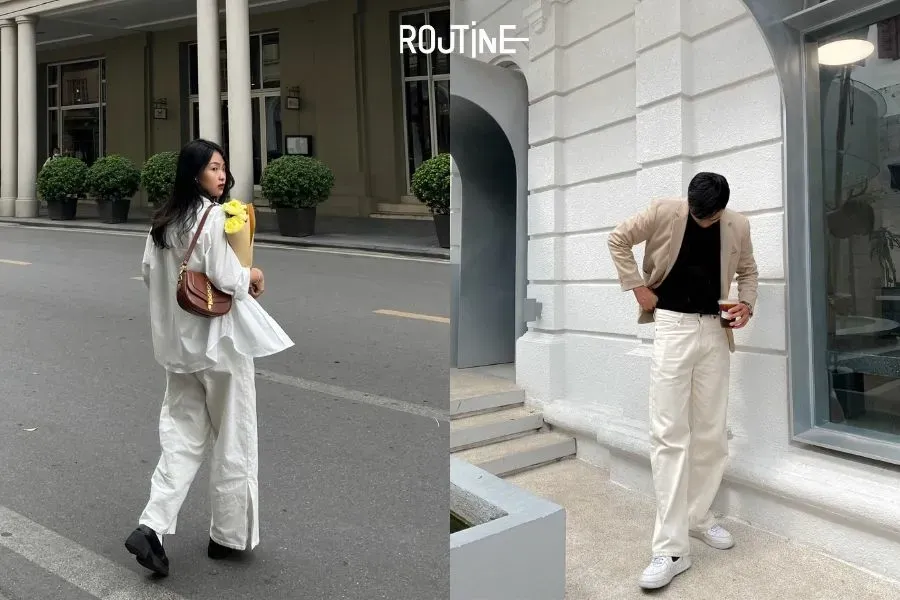 Set đồ thanh lịch phù hợp diện vào mùng một Tết