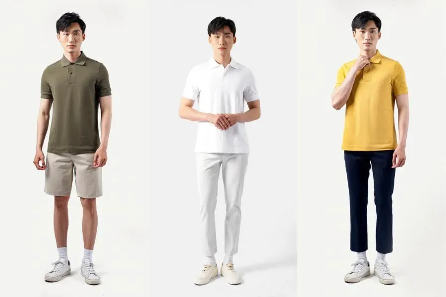 Áo polo là một trong những chiếc áo được ưa chuộng và mặc phổ biến nhất trong những ngày Xuân.