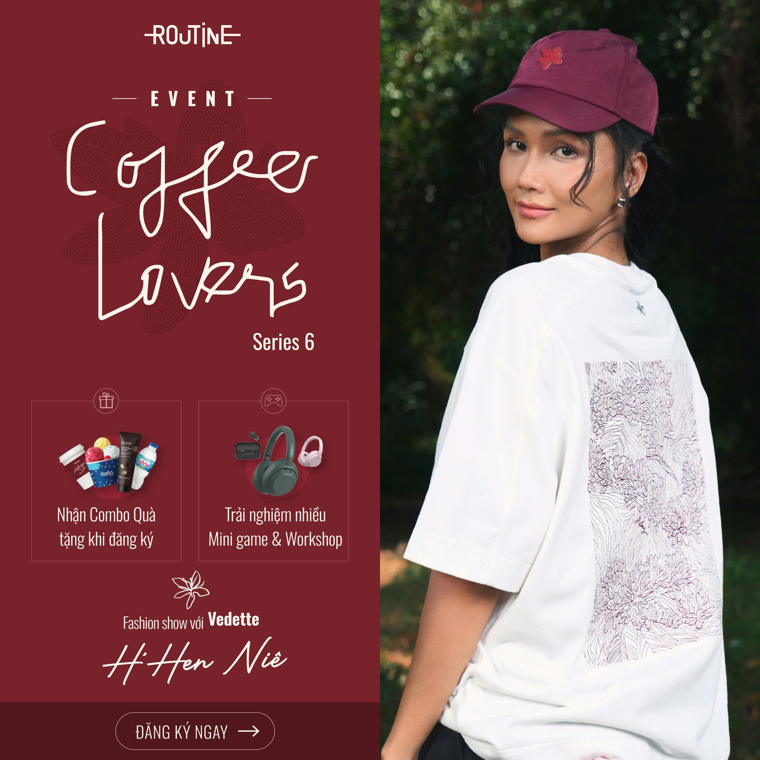 tham dự fashion show còn hhen nie