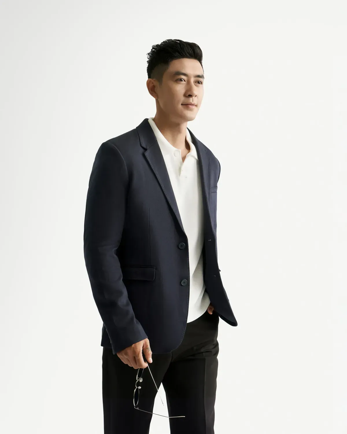 Áo blazer knit dệt jacquard thanh lịch của thương hiệu Routine (Nguồn: Routine)