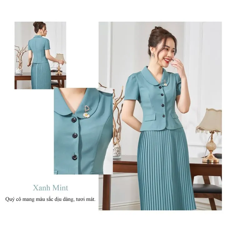 Áo cổ sen thời thượng và trang nhã (Nguồn: Internet)