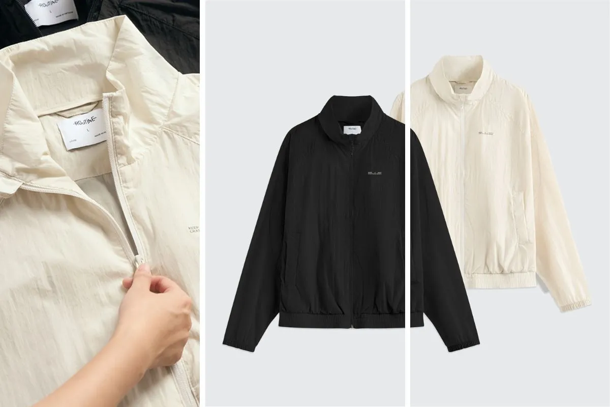 Áo khoác chống tia UV kiểu raglan linh hoạt, hỗ trợ vận động thoải mái