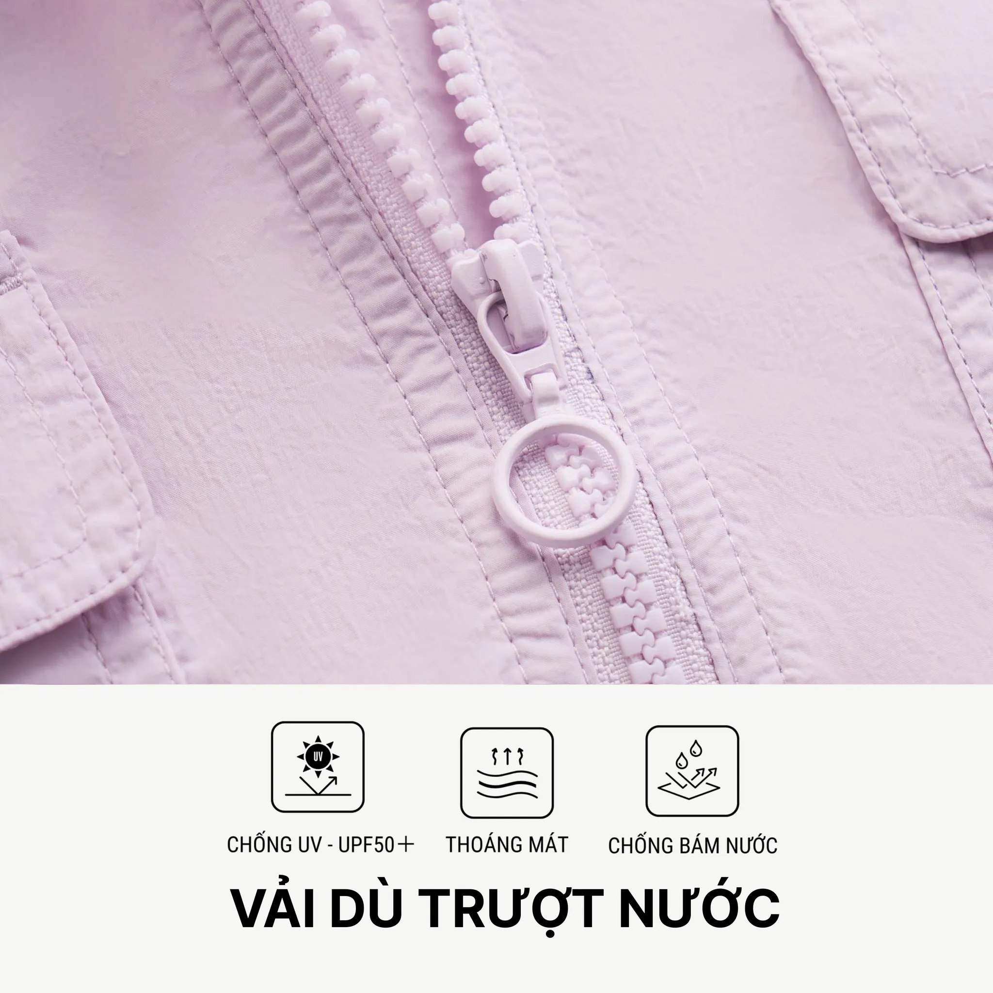 Bạn nên chú ý đến chỉ số chống nắng và chất liệu áo khoác