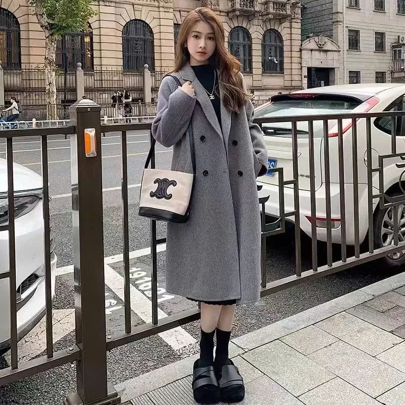 Áo khoác măng tô nữ&nbsp;ấm&nbsp;áp thu&nbsp;đông, tôn dáng