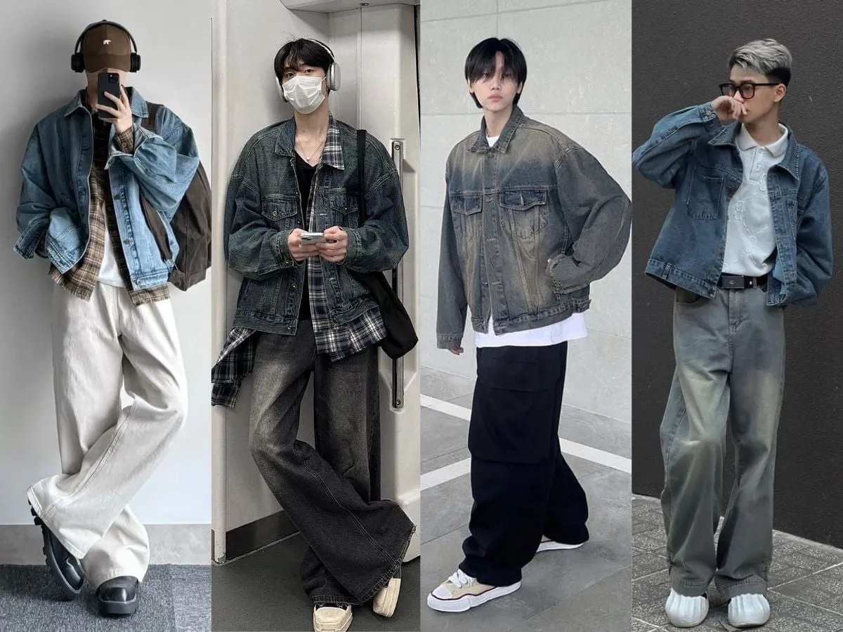 Áo khoác nam denim mang đến vẻ năng động, phóng khoáng