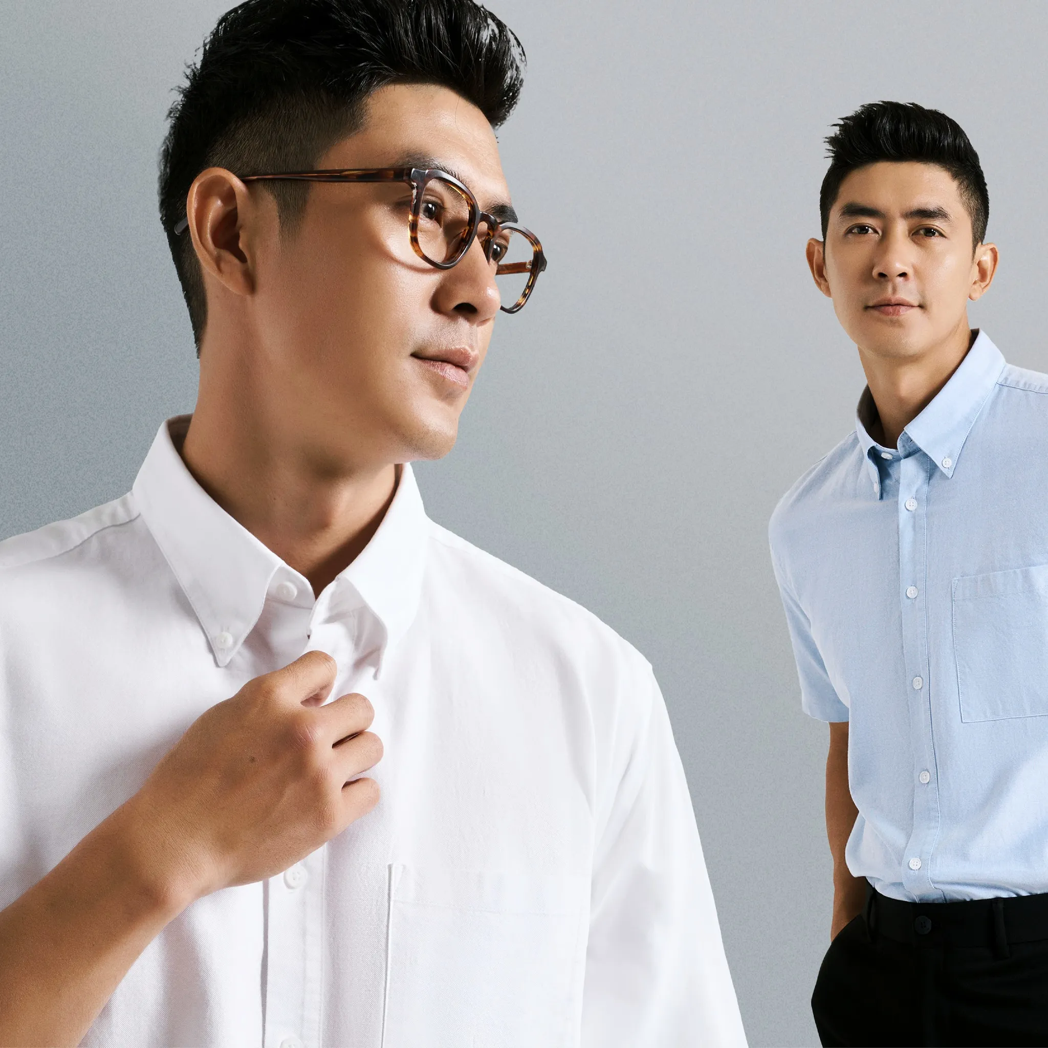 Sơ mi oxford tay ngắn mát mẻ, trẻ trung