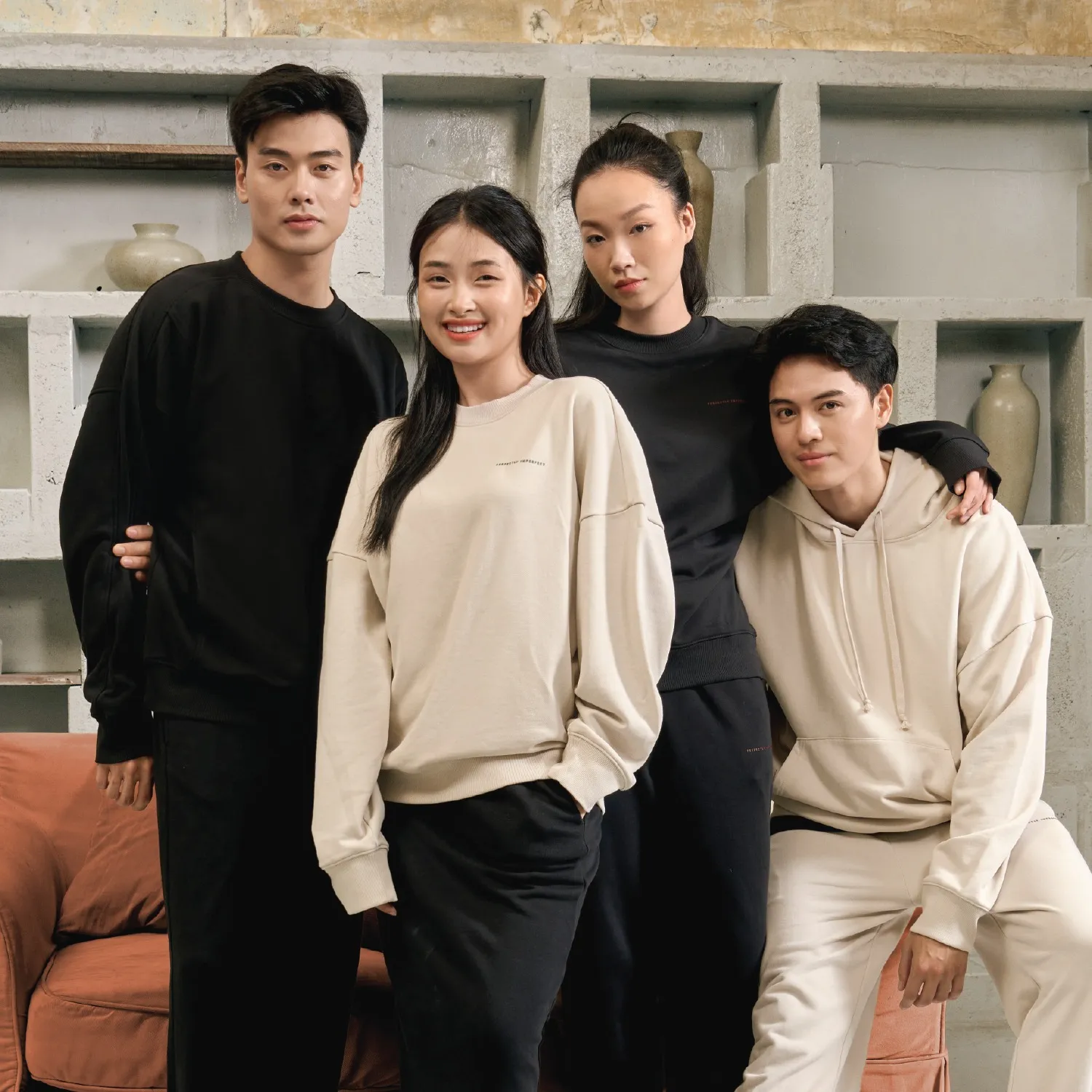Áo Sweatshirt là kiểu áo dài tay, có form dáng rộng rãi, thoải mái (Nguồn: Routine)