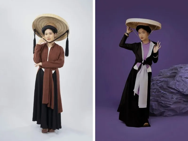 Áo tứ thân có dáng dài thướt tha (Nguồn: Internet)