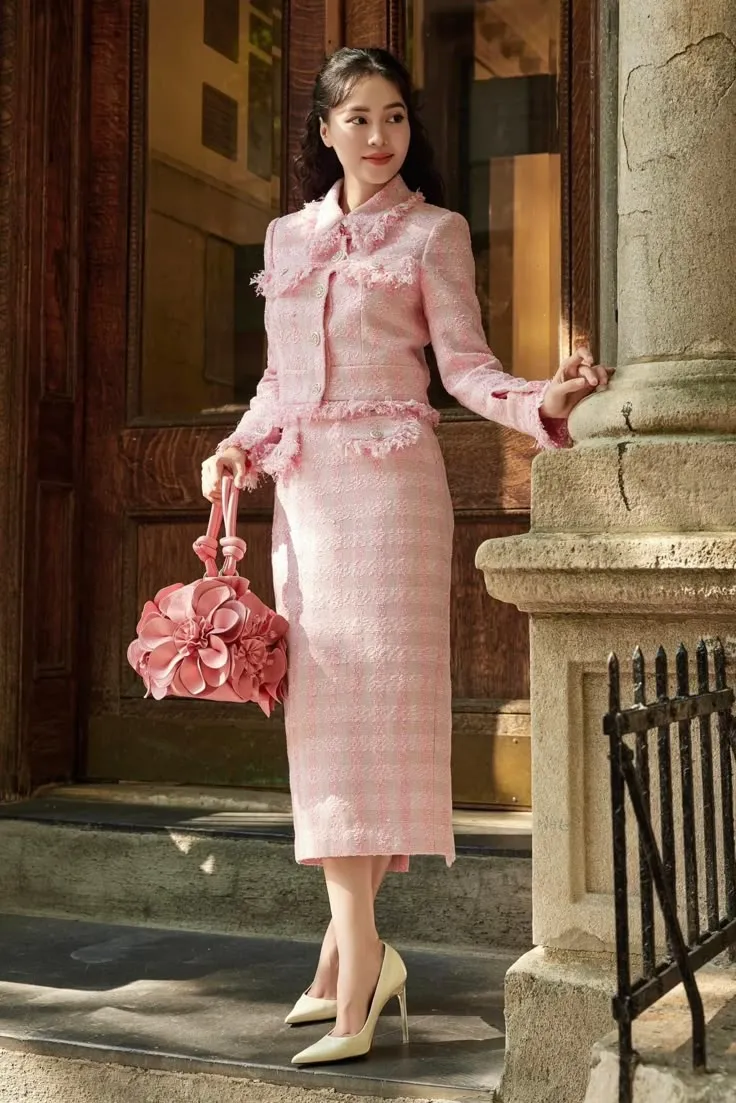 Áo vải dạ tweed quý phái và sang trọng (Nguồn: Internet)