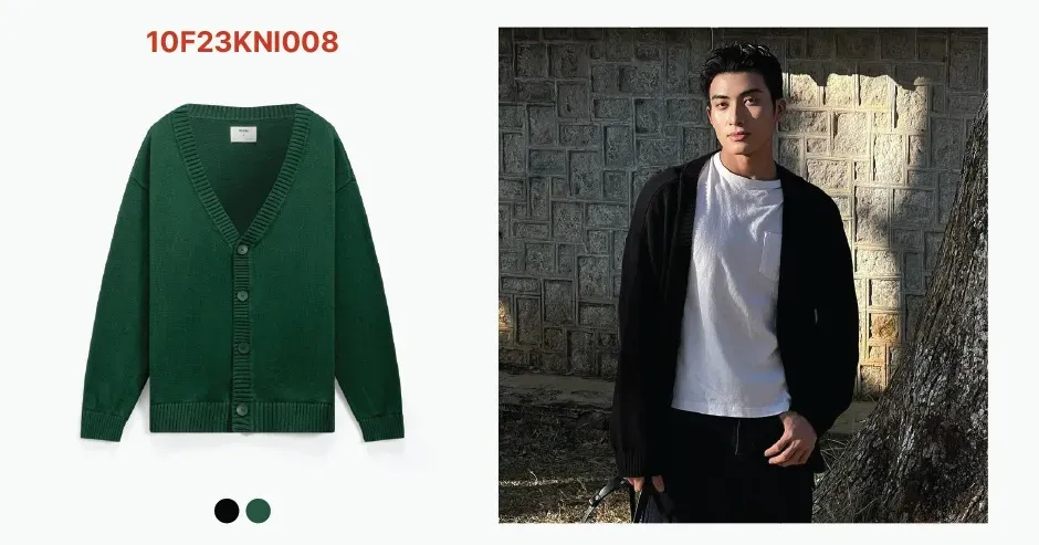 phối đồ với áo cardigan nam