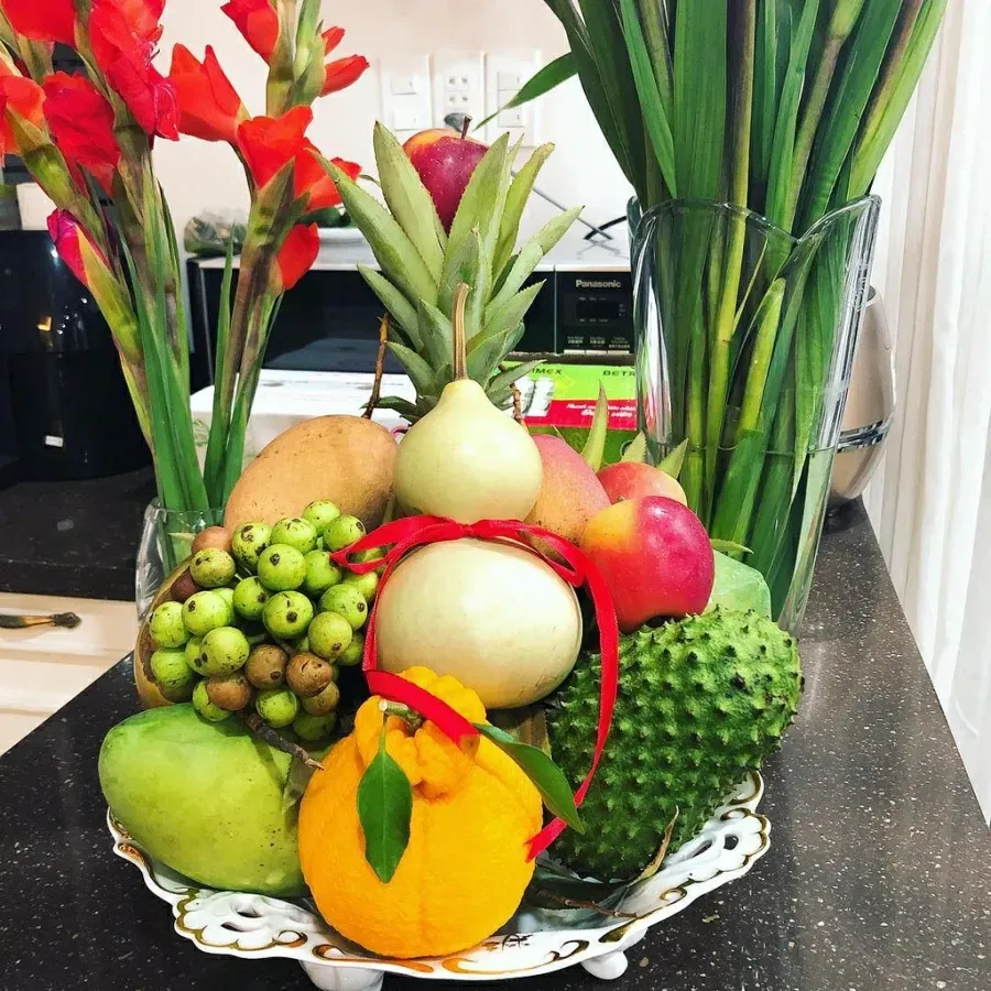 Và mâm cỗ trung thu miền Nam