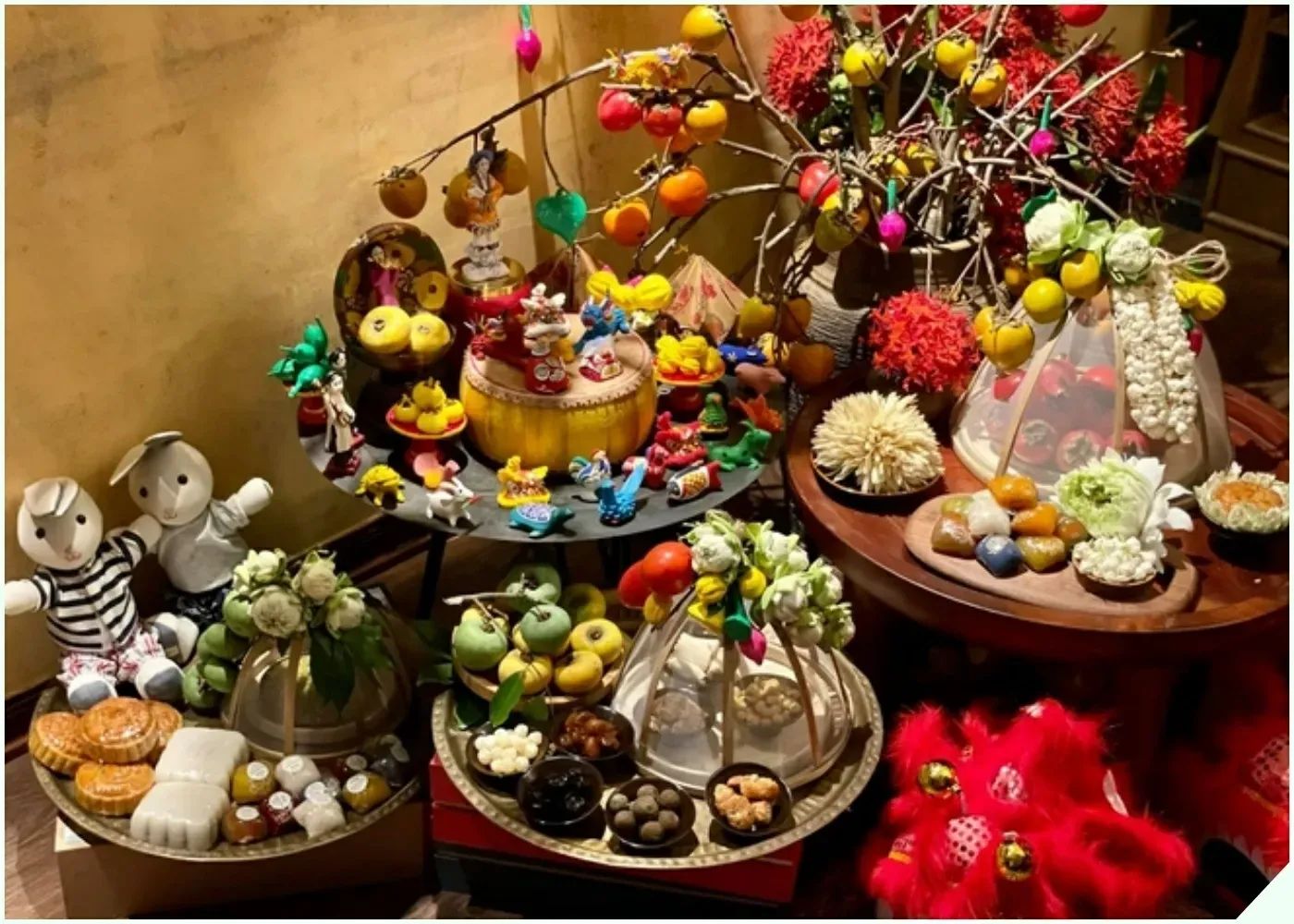 Một mẫu mâm ngũ quả khác có thể tham khảo