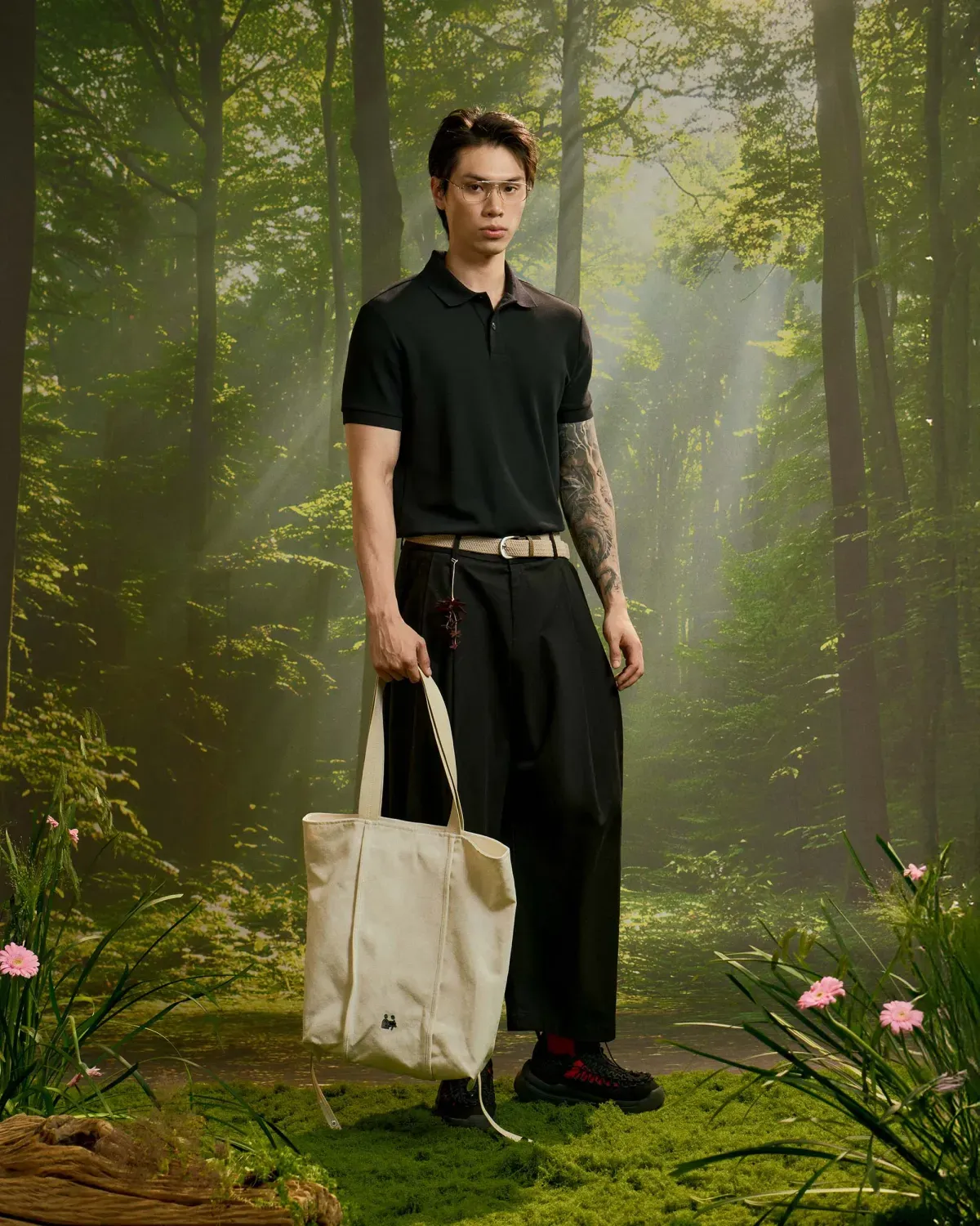 Mẫu áo polo form fitted của Routine phù hợp với nhiều dáng người