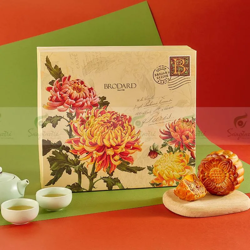 Bánh trung thu Brodard sang trọng, tinh tế&nbsp;từ bao bì&nbsp;đến hương vị (Nguồn: Internet)