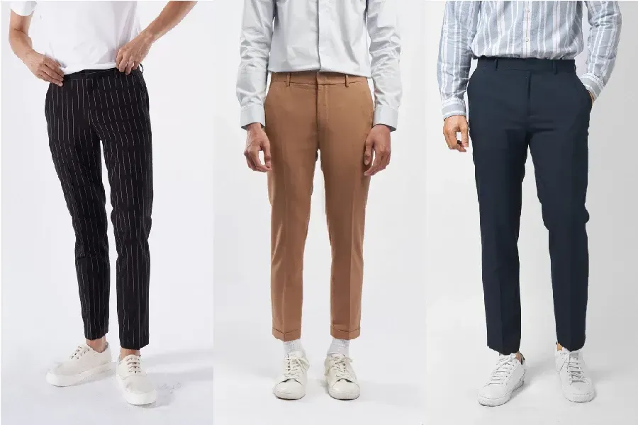 Quần tây nam được làm từ chất liệu Polyester năng động, trẻ trung