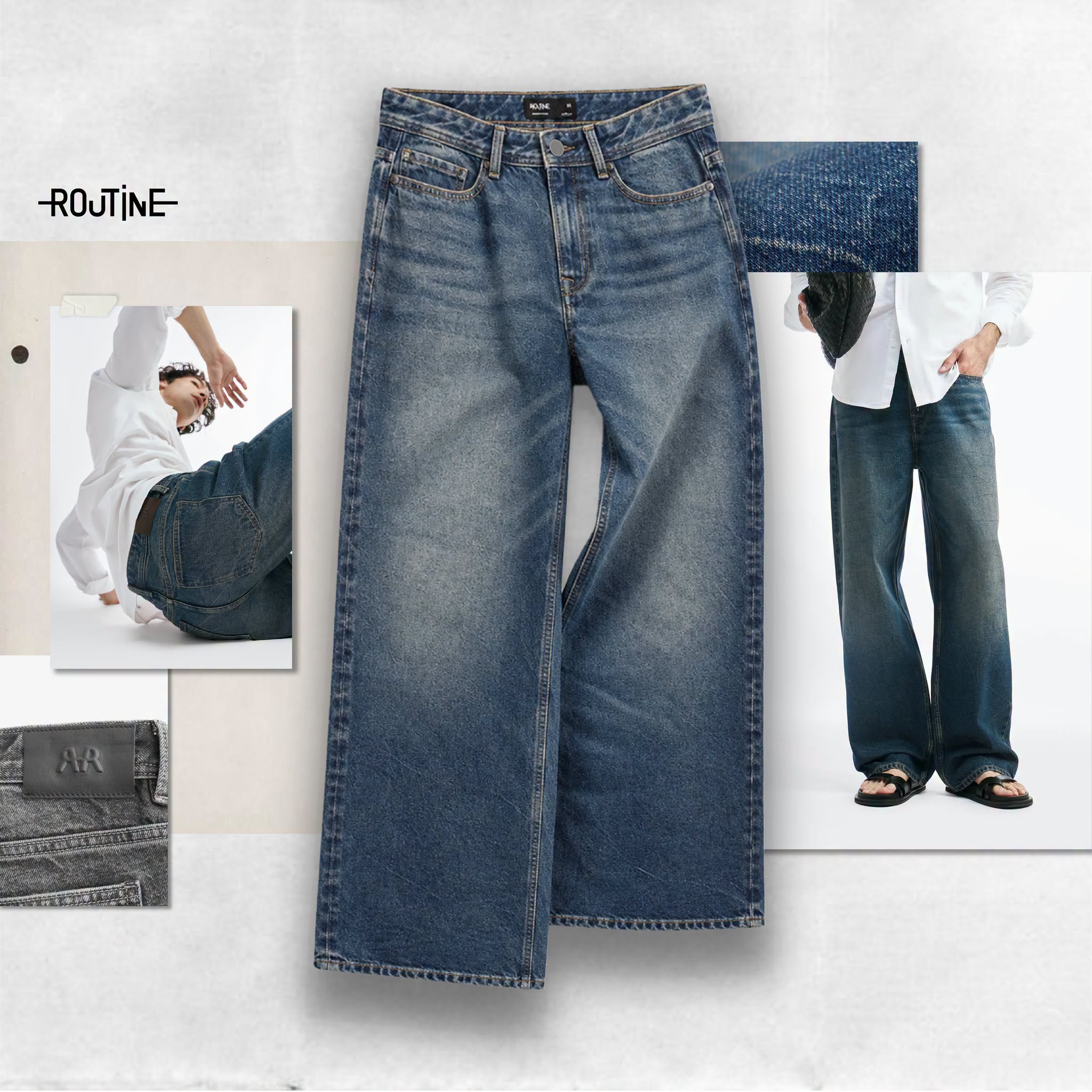 chất liệu denim mềm mại
