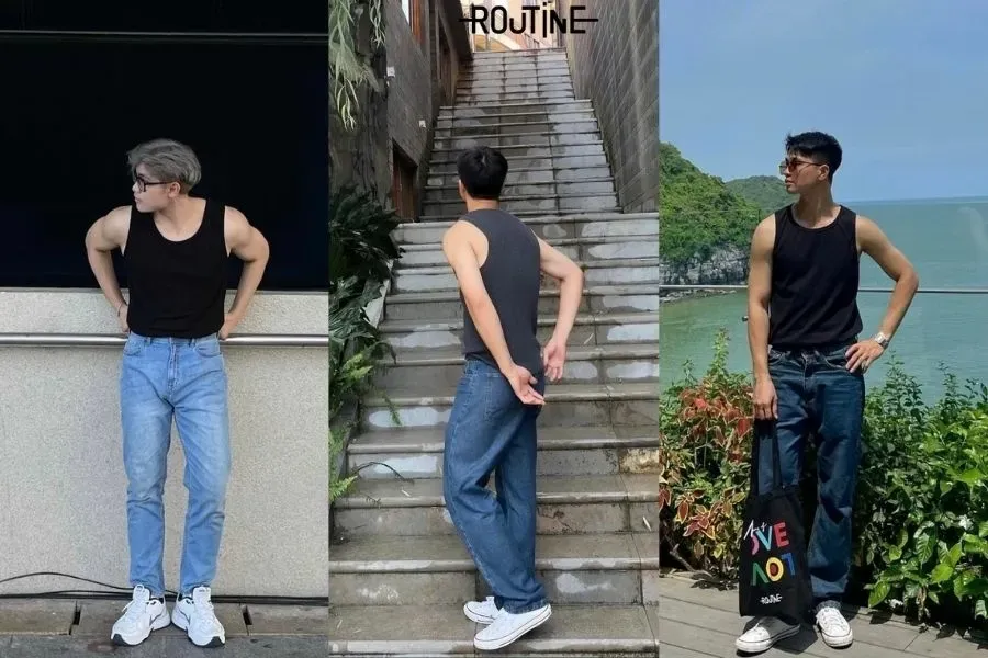 Lựa chọn đồ Tết cùng áo tanktop năng động cho phong cách phóng khoáng
