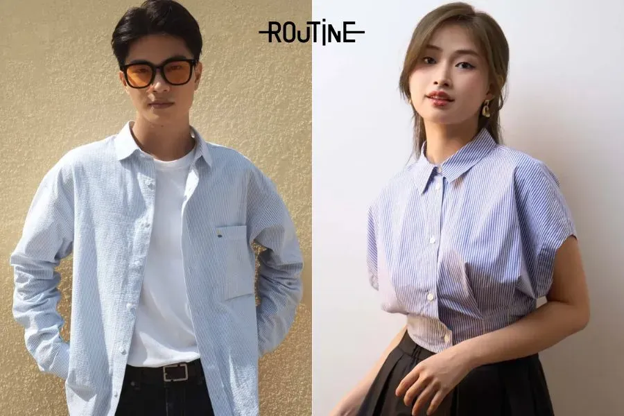áo sơ mi chất liệu cotton của Routine