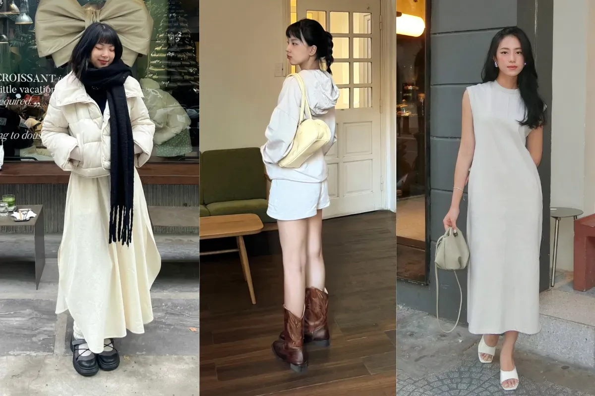 Trang phục màu trắng rất hợp với người mệnh Kim (Nguồn: Routine)