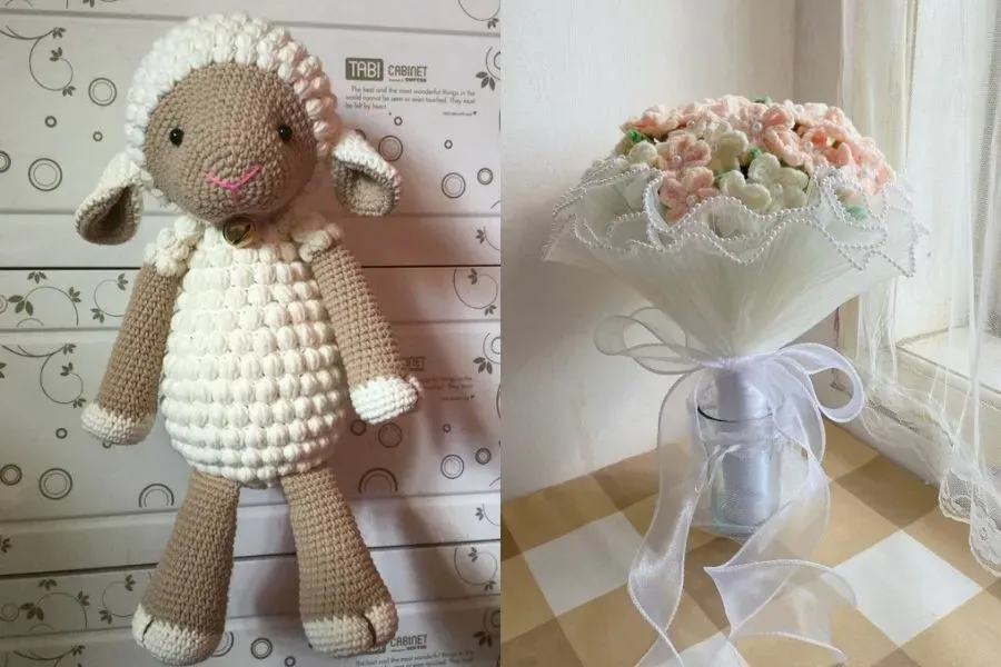 Sáng tạo làm đồ handmade cùng sợi len