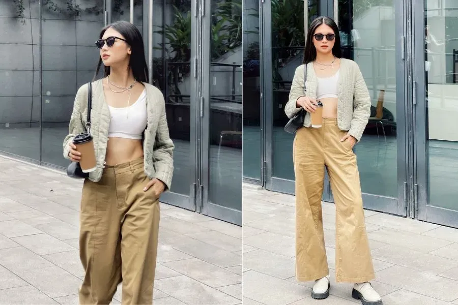 Những chiếc áo khoác tông màu pastel không những giúp giữ ấm cơ thể, khiến các nàng mê mệt bởi độ sành điệu, dễ phối đồ.