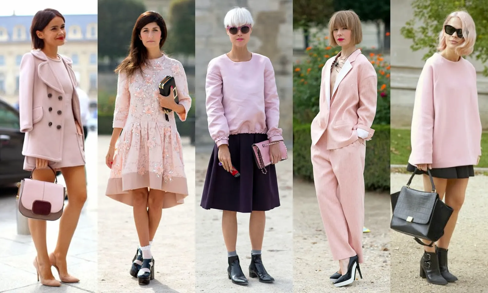 Các outfit màu hồng phấn dịu dàng là màu sắc phù hợp với nữ Bạch Dương (Nguồn: Internet)