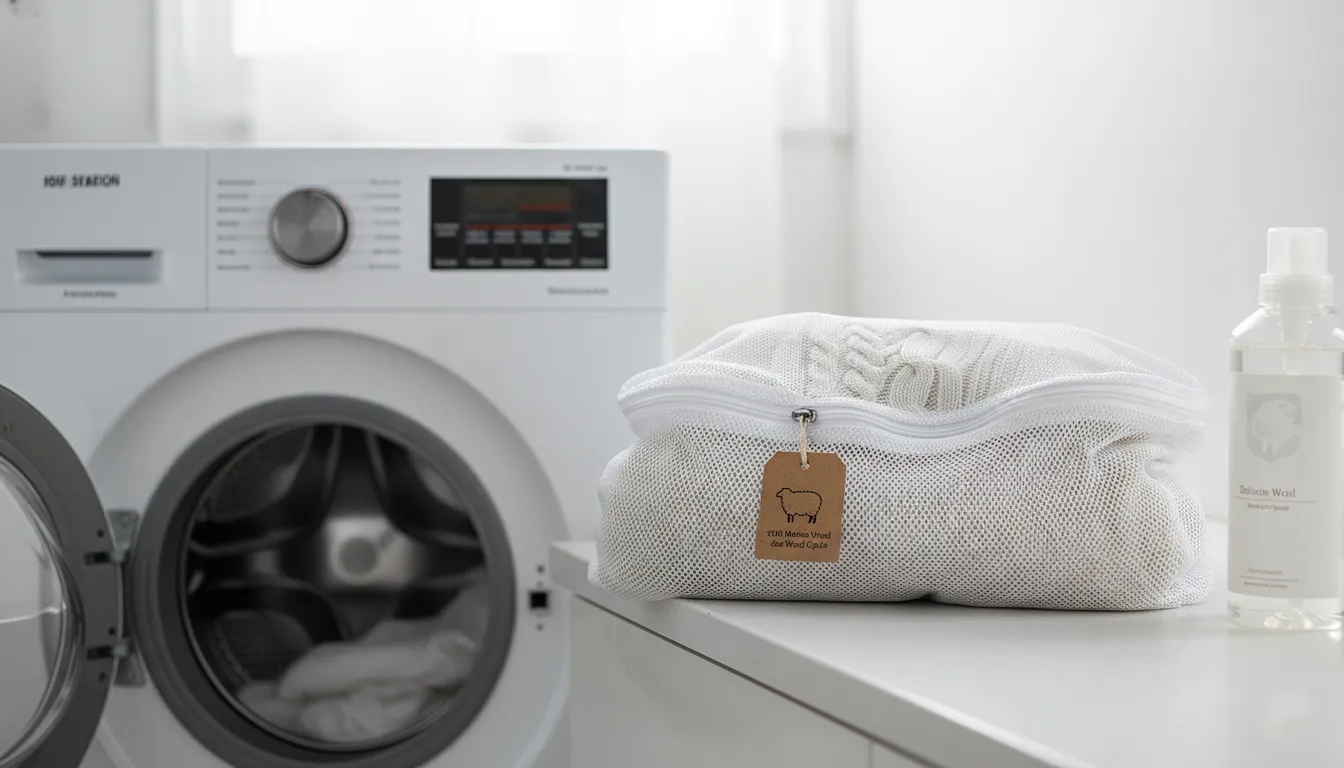 Cách giặt áo len bằng máy giặt đúng quy trình