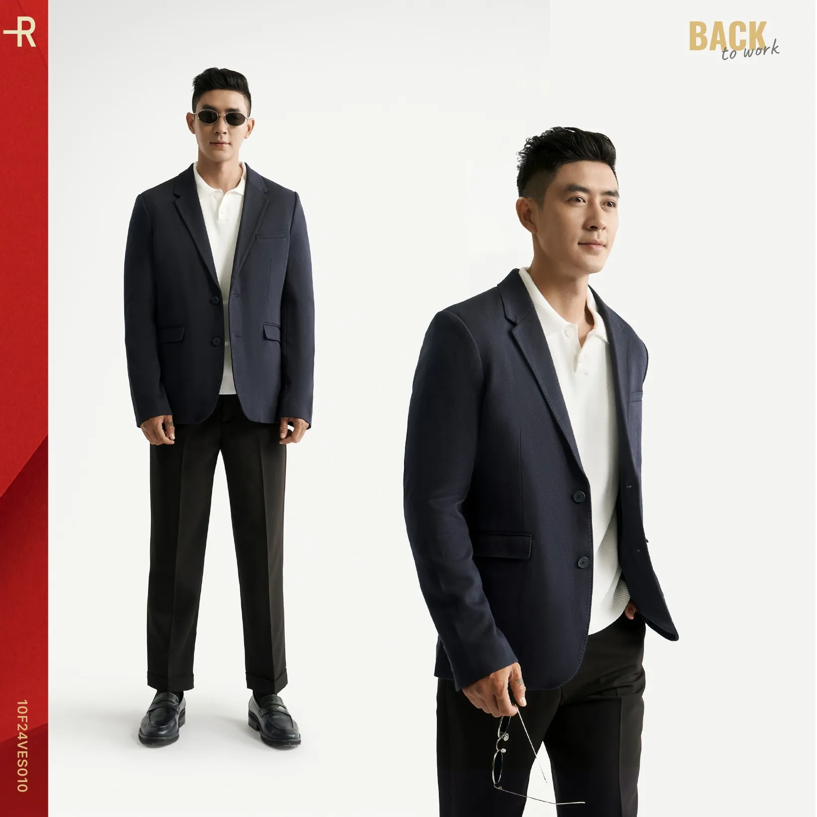 Cách phối áo vest blazer và quần tây thích hợp cho nam văn phòng (Nguồn: Routine)