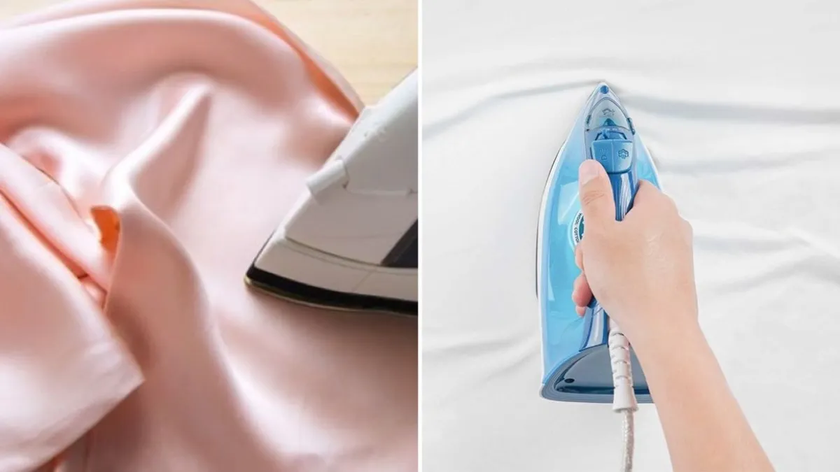 Bạn không nên ủi áo dài lụa khi còn quá khô vì có thể gây hư hỏng
