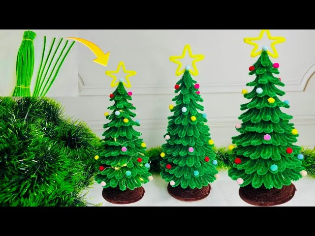 Cây thông kẽm nhung&nbsp;trang trí&nbsp;noel (Nguồn: Internet)