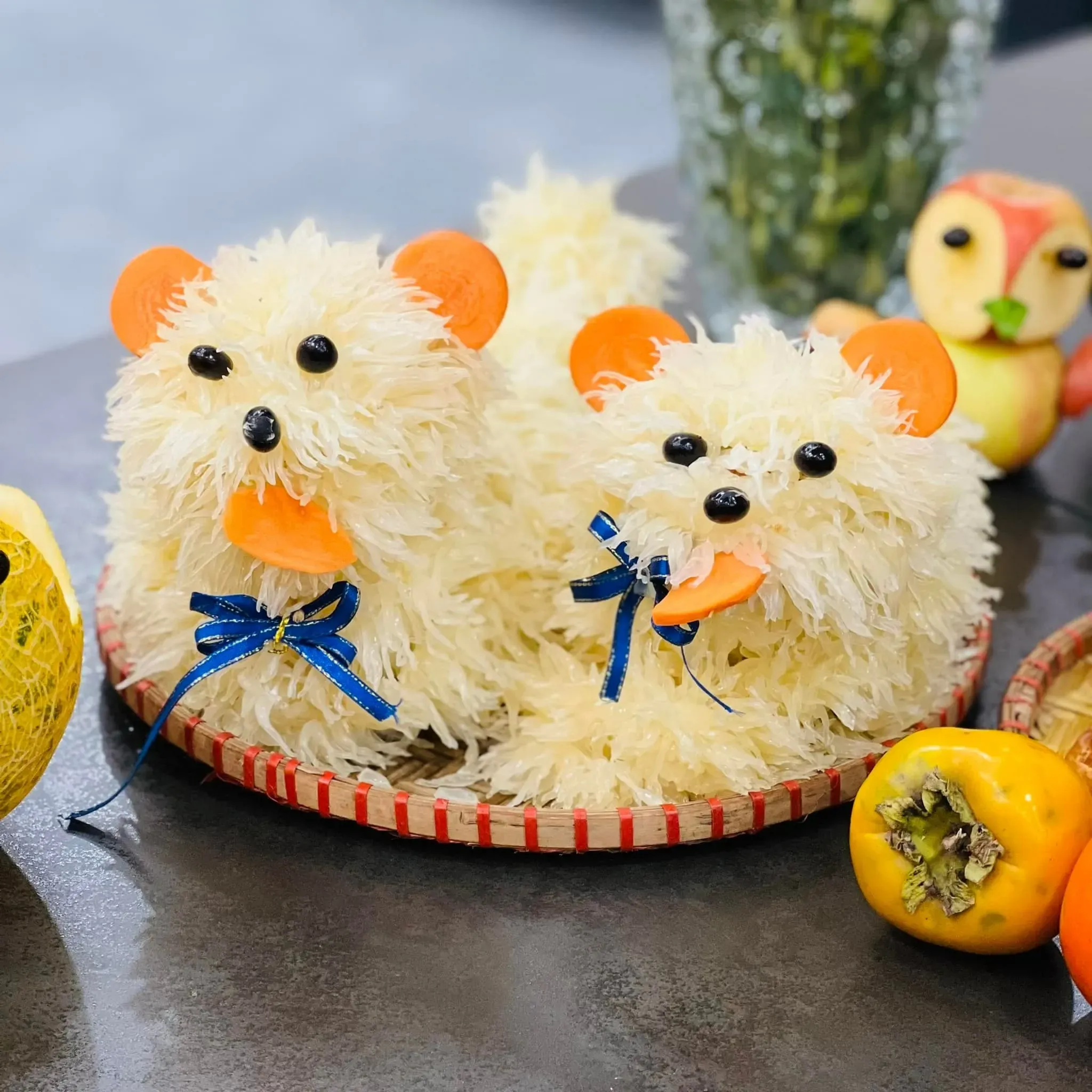 Tạo hình chó bưởi đơn giản