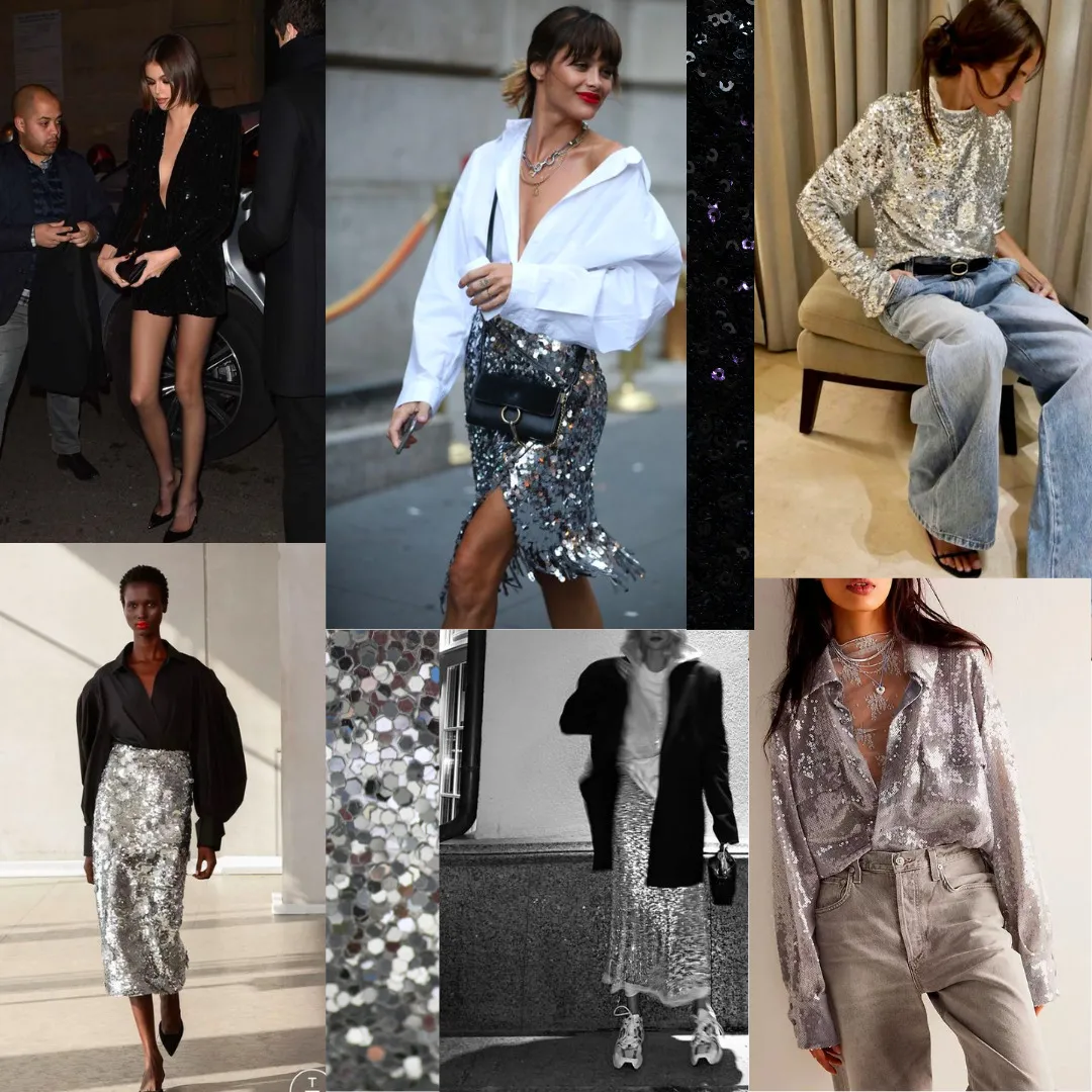 Vải sequin được ứng dụng đa dạng trong thời trang