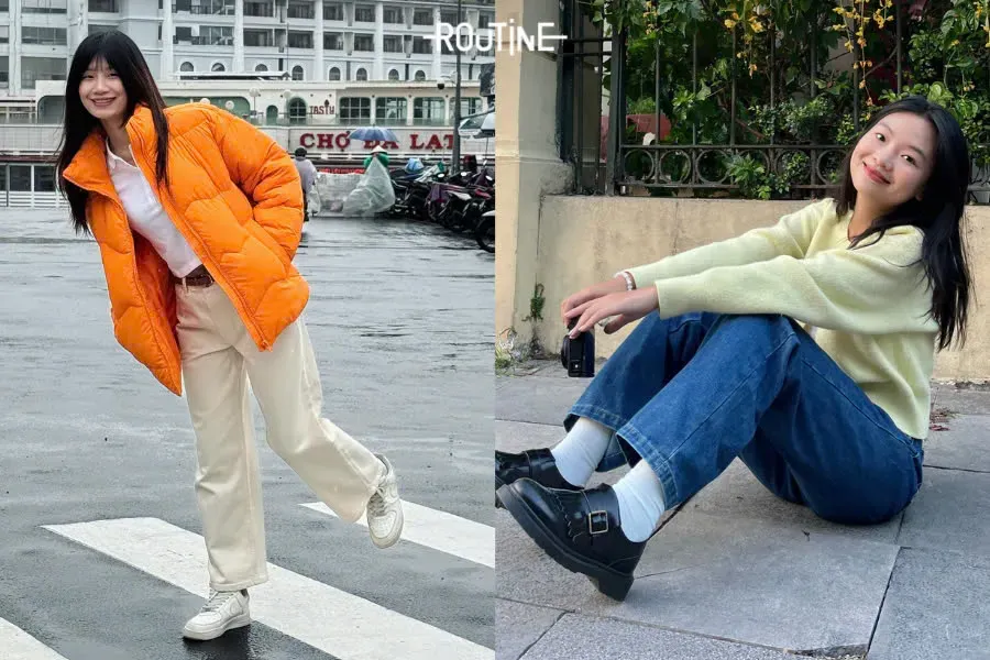 Cách kết hợp quần jean trong mix-match đồ đông cho phụ nữ hiện đại