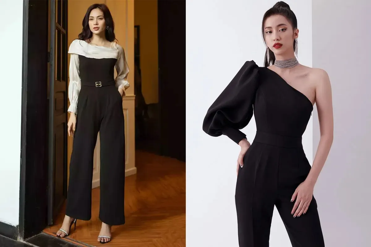 Đa dạng kiểu jumpsuit lệch vai quyến rũ cho bạn gái