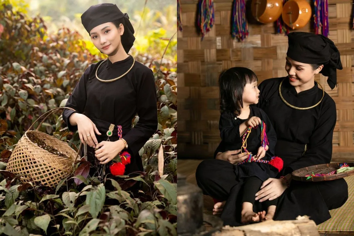 Trang phục dân tộc Tày đơn giản nhưng cuốn hút