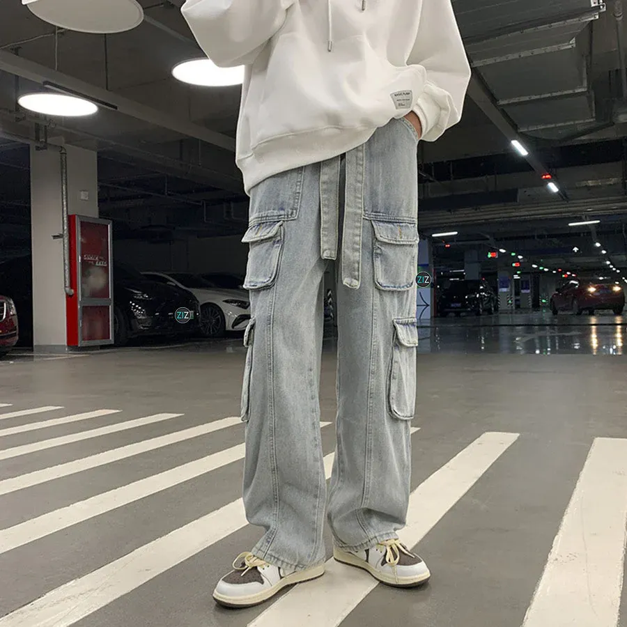 Dáng quần jean cargo năng động, khỏe khoắn (Nguồn: Internet)