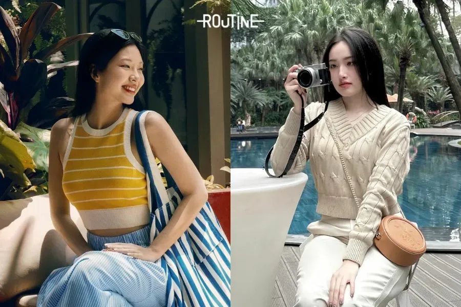 Vải len được sử dụng trong thời trang nữ