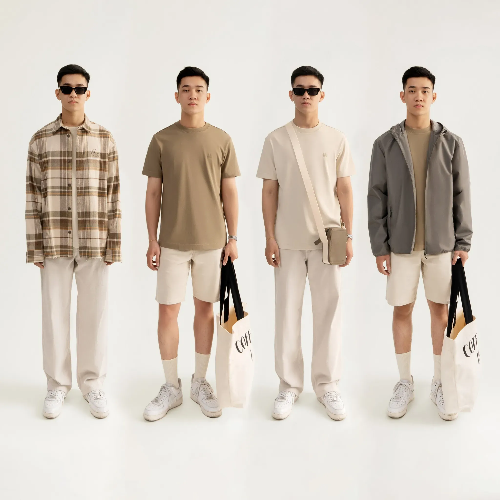 Đa dạng kiểu dáng quần short, áo sơ mi nam chất lượng tại Routine